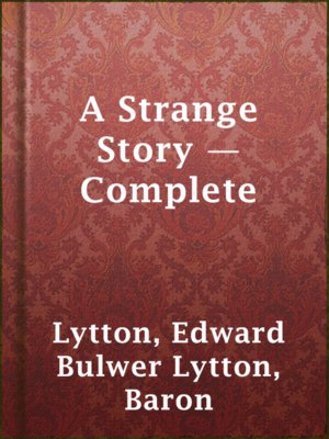 cover image of A Strange Story — Complete